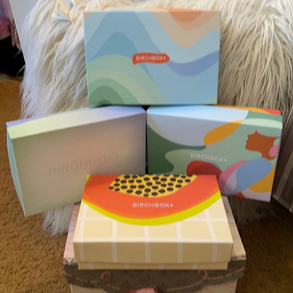 Birchbox boxes plus free Birchbox item in each box